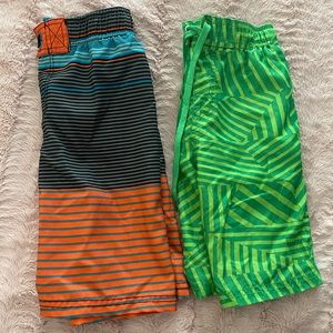 Boys Swimsuit Bundle, 2 Pairs of Swim Trunks